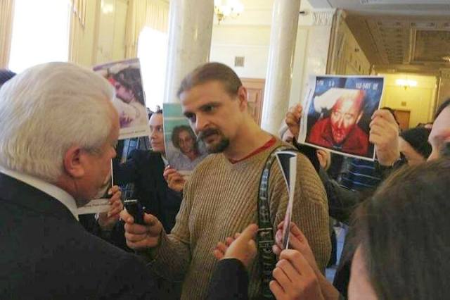 Фото Сергія Андрушка на офіційній сторінці «Української правди» в соцмережі «Фейсбук»
