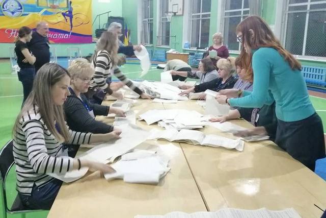 У дільничних виборчих комісіях наразі триває підрахунок голосів