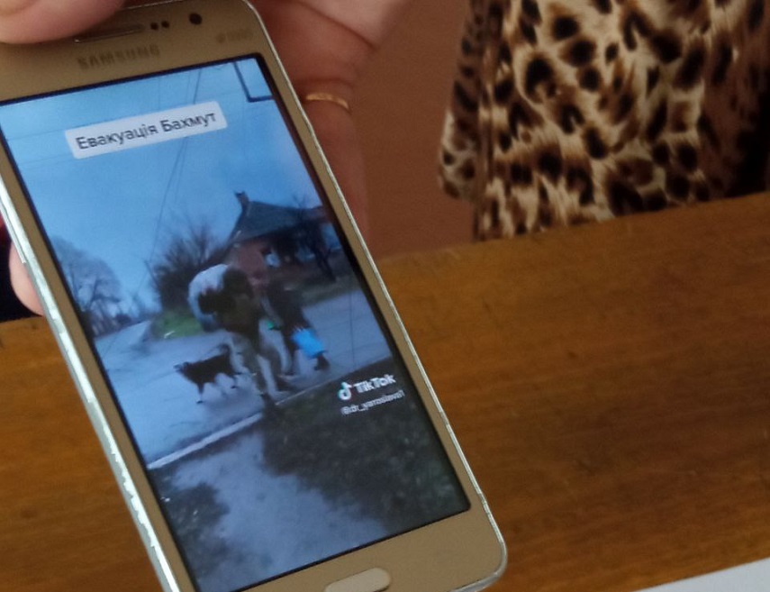 Відео родини з евакуації Відео родини з евакуації