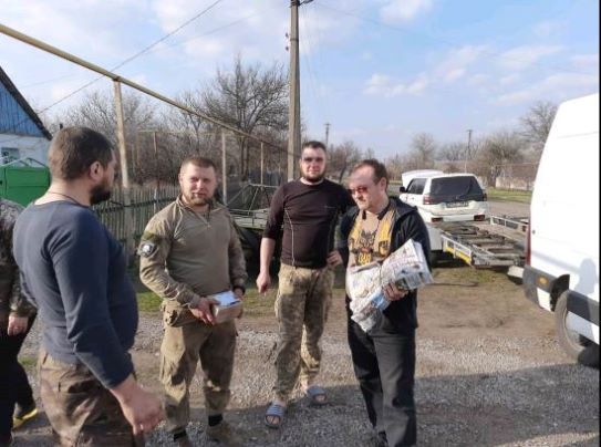 «Козацький край» привезли на позиції поблизу Вугледара. Березень-2023