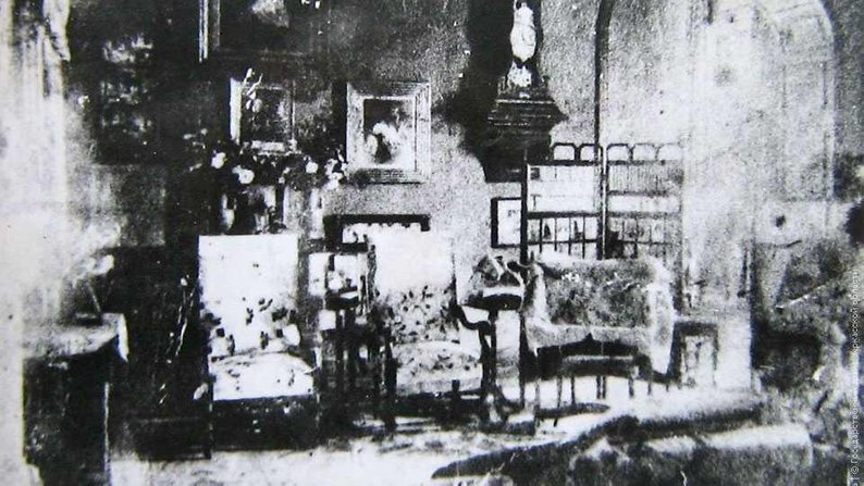Фото Мошнівської територіальної громади, 1895. Житлова кімната в палаці графа Воронцова