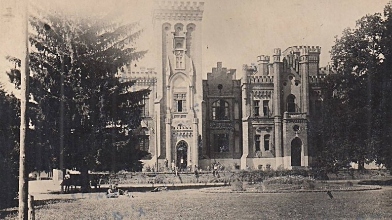 Фото з архіву Миколи Васильєва, Палац Даховських у Леськовому за радянських часів - будинок відпочинку