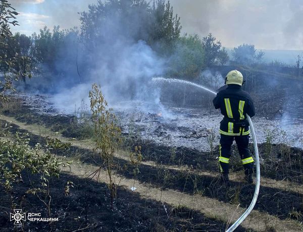 Минулої доби, 30 червня, звенигородські рятувальники тричі залучалися на ліквідацію пожеж на відкритих територіях