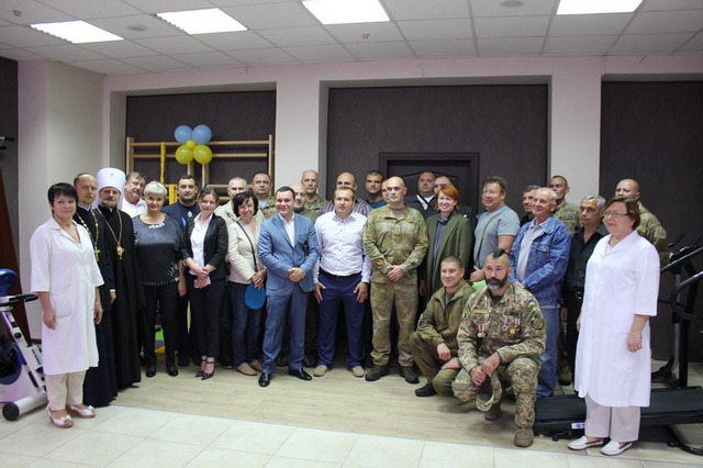На відкритті центру. Фото Черкаської єпархії УПЦ КП На відкритті центру. Фото Черкаської єпархії УПЦ КП