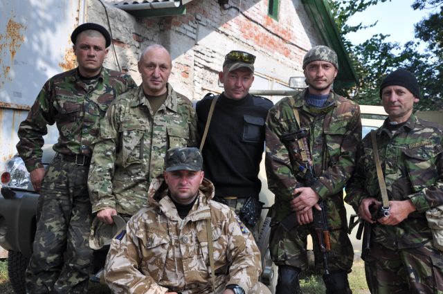 У розташуванні батальйону «Черкаси» під Волновахою з хлопцями з Лисянського району У розташуванні батальйону «Черкаси» під Волновахою з хлопцями з Лисянського району
