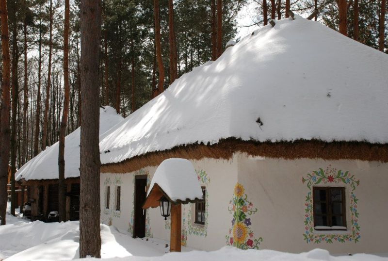 Етнографічний комплекс “Українське село”. Зима. (www.facebook.com/Ukrselo) Етнографічний комплекс “Українське село”. Зима. (www.facebook.com/Ukrselo)