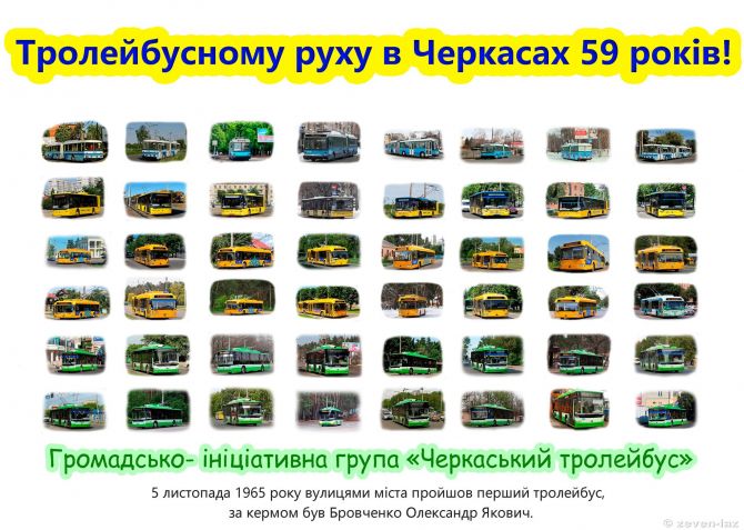 Банер з групи "Черкаський тролейбус" у ФБ