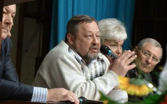 Головував на зборах громади – головний соціаліст області Олексій Малиновський Головував на зборах громади – головний соціаліст області Олексій Малиновський