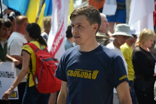 Юрій Ботнар на акції "Вставай, Україно!" Юрій Ботнар на акції "Вставай, Україно!"